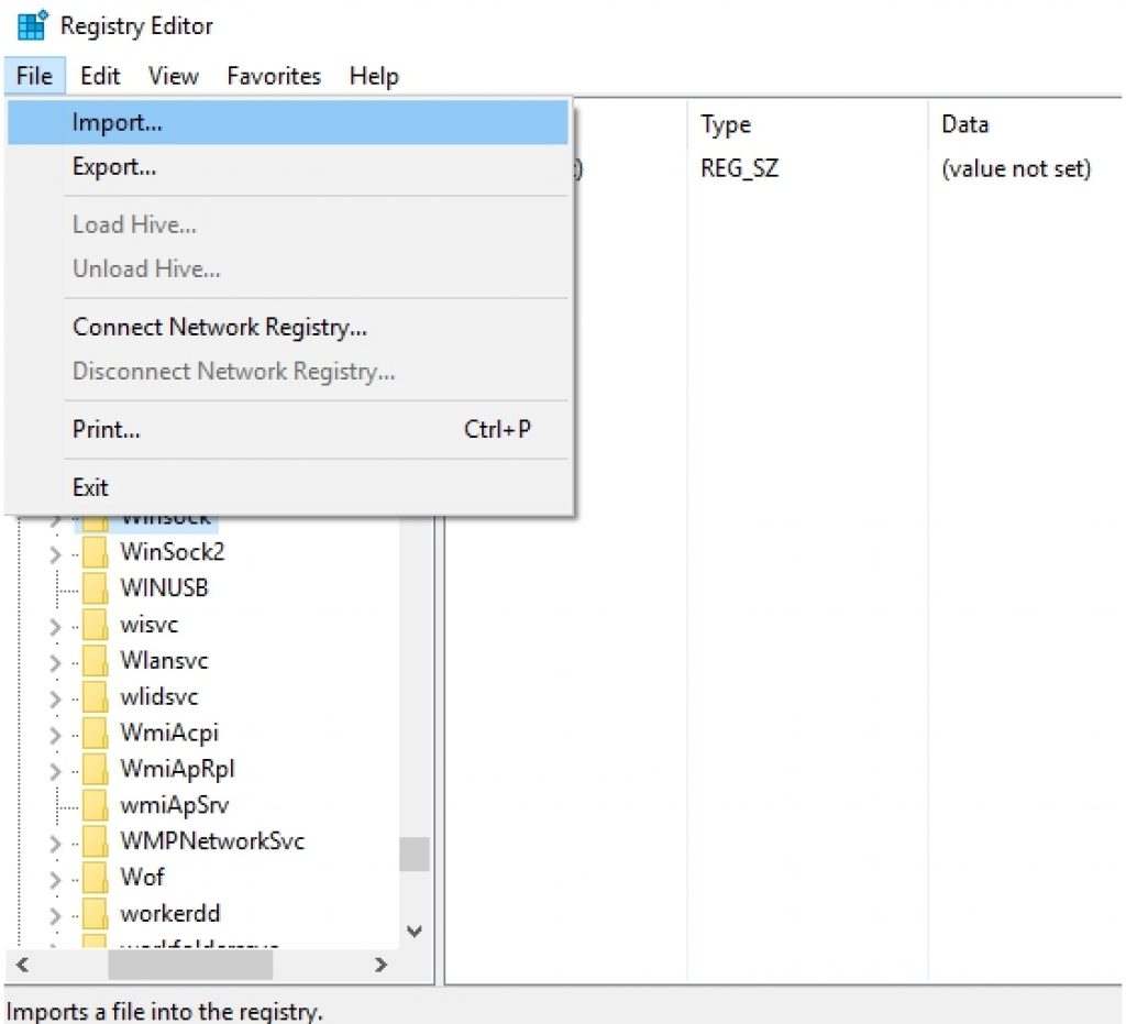import-registry-in-registry-editor
