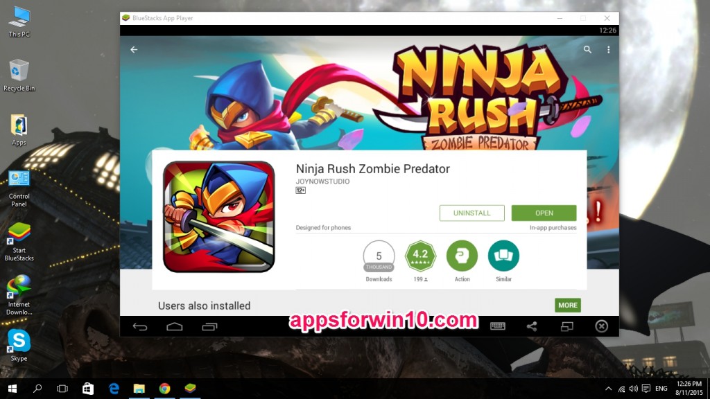 Ninja Rush Zombie Predator for PC