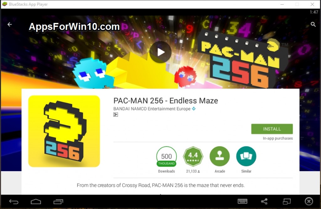 Pac_Man 256 Endless maze for PC 1
