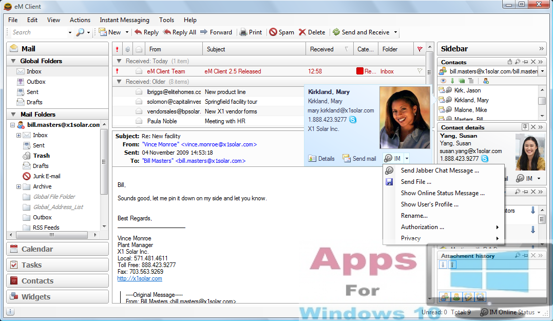 best email client for windows 7 and 10