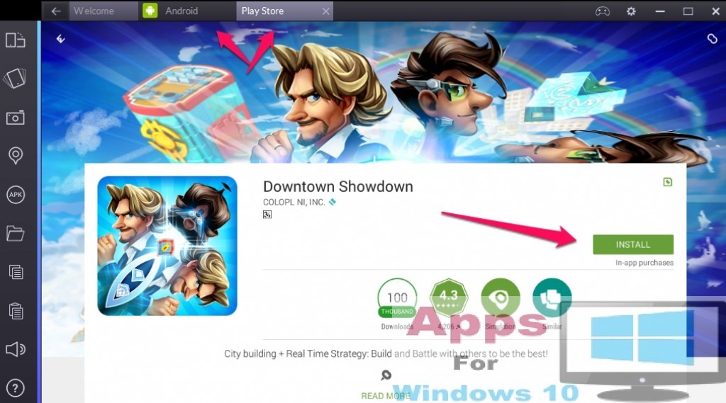 Downtown_Showdown_For_Windows10_Mac