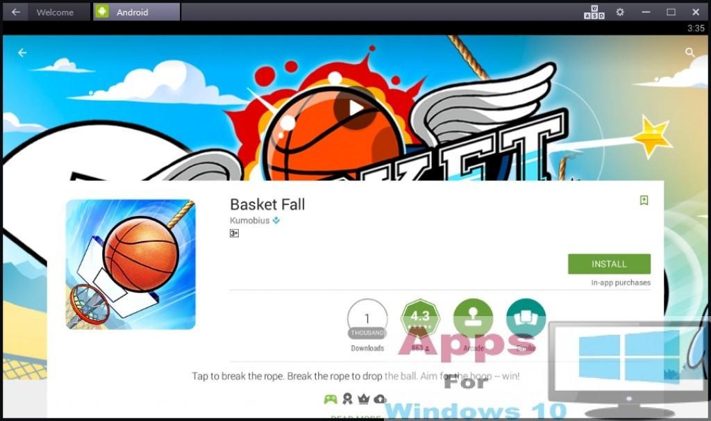 Basket Fall for PC