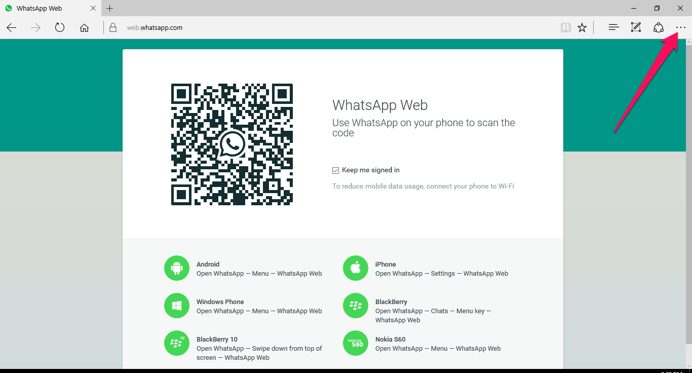 whatsapp web windows 7