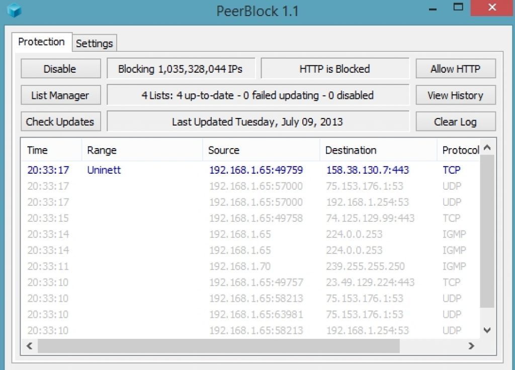 PeerBlock_for_Windows10_Download_Free