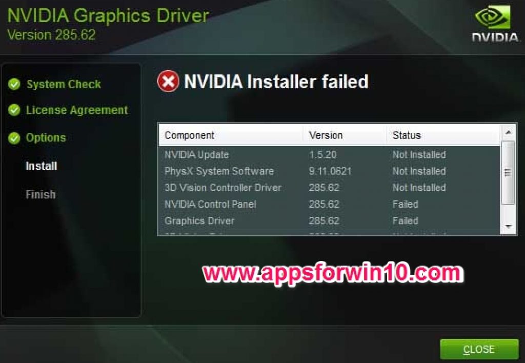 fix-nvidia-drivers-installer-failed-in-windows-10