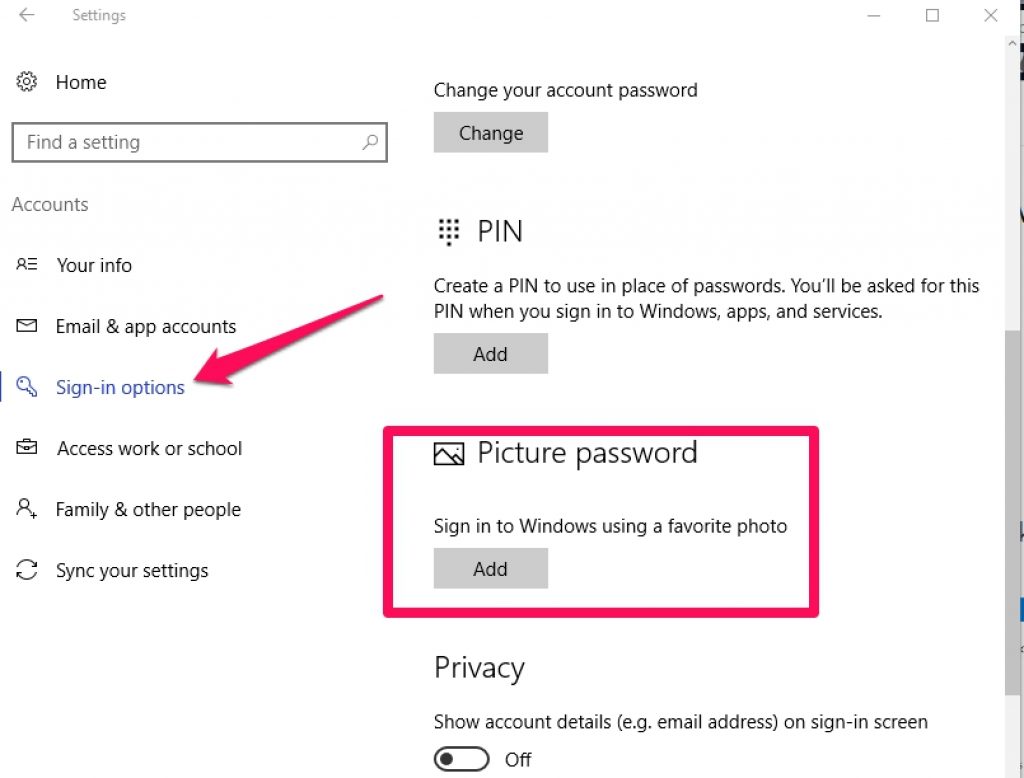 set-picture-password-on-windows-10