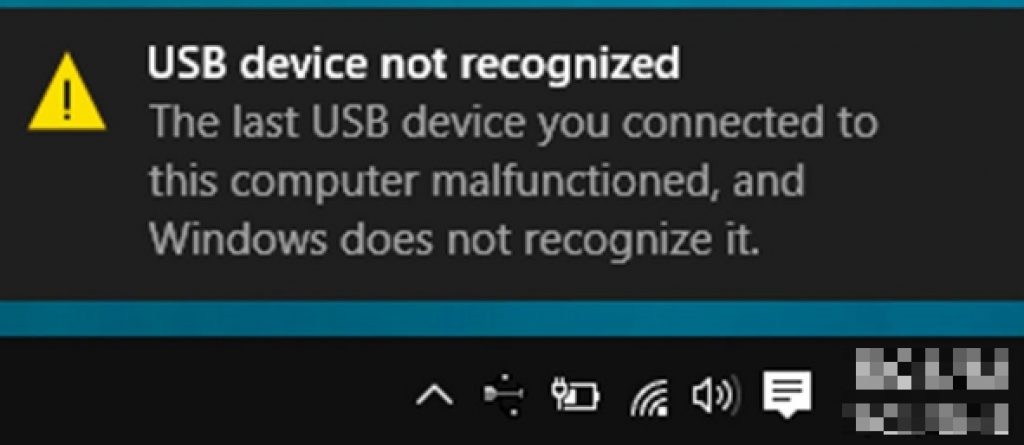 how to fix usb device not recognized issue in windows