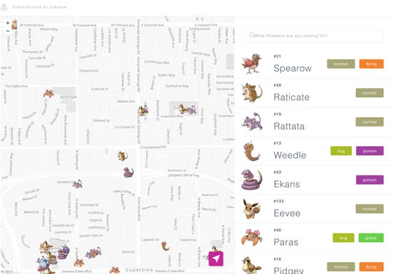 Poke finder for pokemon go Find all Pokemon near you for PC download