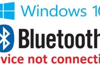 fix bluetooth connection problem windows 10