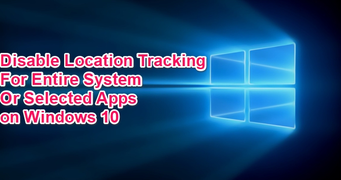 how to turn off location tracking on windows 10