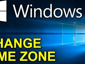set and change windows 10 time zone automatically and manually