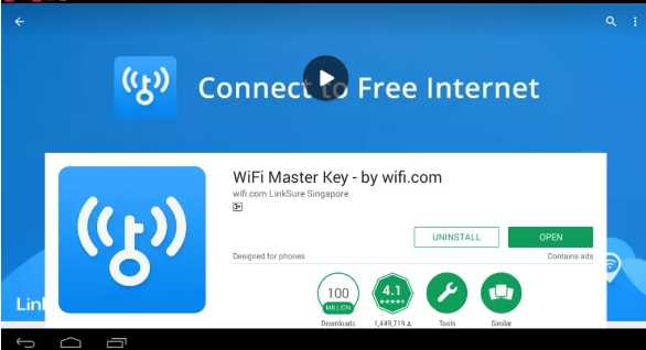 wifi master key bluestacks app