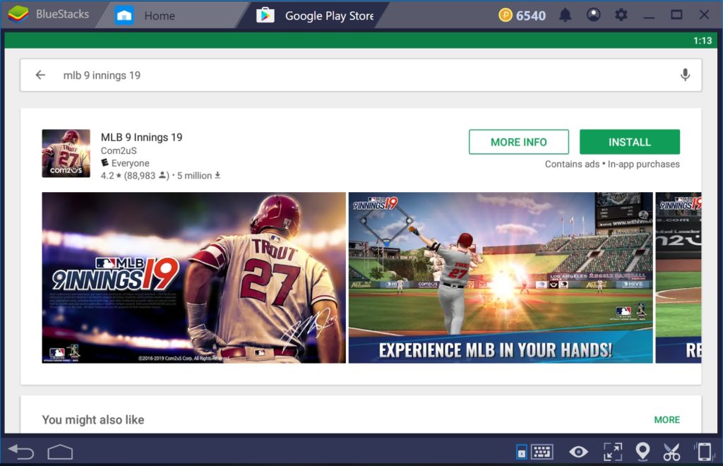 MLB 9 Innings 19 Windows 10 PC 