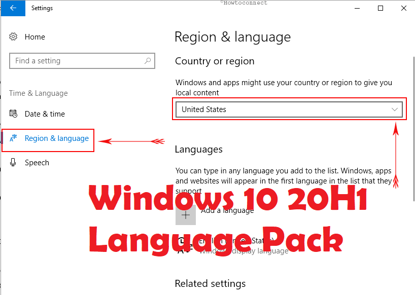 Language Pack Windows 10 20H1 2004 Download
